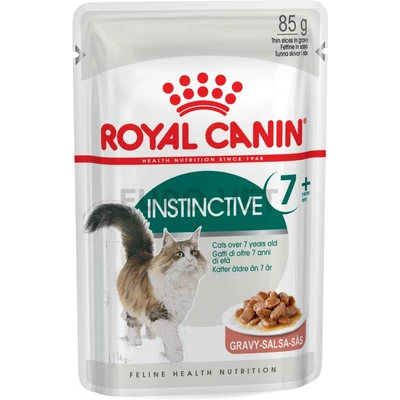 ROYAL CANIN INSTINCTIVE 7+ -  idősödő macska szószos nedves táp 0,085 kg