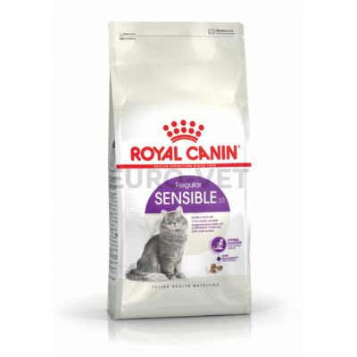 ROYAL CANIN SENSIBLE - érzékeny emésztésű felnőtt macska száraz táp 10 + 2 kg