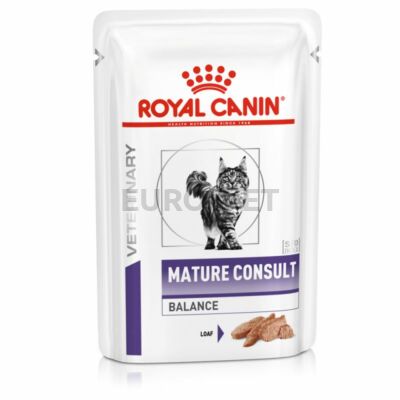 Royal Canin Mature Consult Balance - nedves gyógytáp az öregedés jeleit nem mutató felnőtt macskák részére 7 éves kor felett 0,085 kg