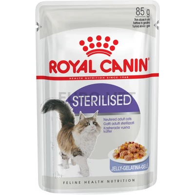 ROYAL CANIN STERILISED JELLY - ivartalanított felnőtt macska zselés nedves táp 0,085 kg