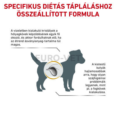 Royal Canin Urinary S/O Small Dog - száraz gyógytáp felnőtt kutyák részére az alsó hugyúti problémák megelőzéséért 4 kg