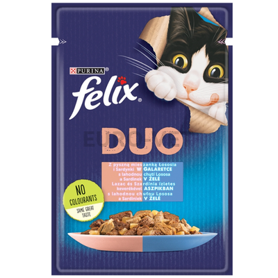 Felix Fantastic Duo Lazaccal és Szardíniával aszpikban 85g