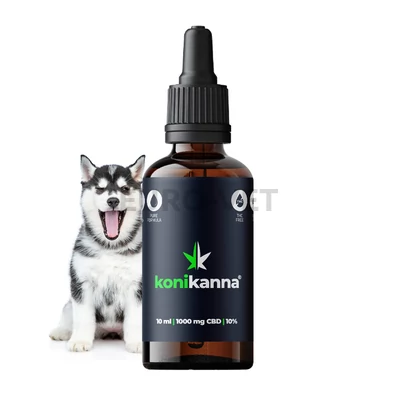 KoniKanna CBD olaj 1000mg kutyáknak és macskáknak, 10ml
