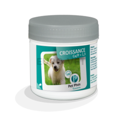 Pet Phos Growth Dog CA/P=1.3 ízesített tabletta kutyának (100 db)