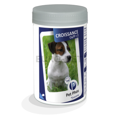 Pet Phos Growth Dog CA/P=2 ízesített tabletta kutyáknak 100 db