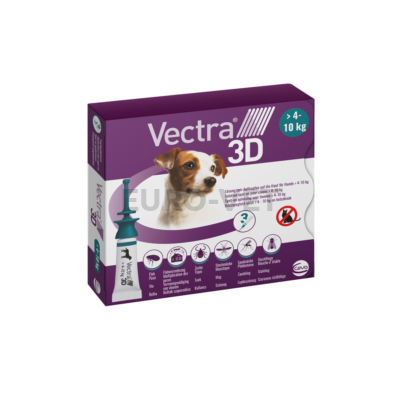 Vectra 3D S Spot-On - rácsepegtető oldat >4 - 10 kg-os kutyáknak (3x1,6 ml)