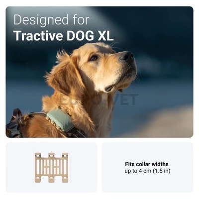 Tractive gumicsipesz rögzítő Tractive DOG XL (TRDOG4XLGR)-hez