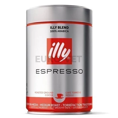 Illy Espresso darált Medium Roast kávé (normál, piros) 250 g