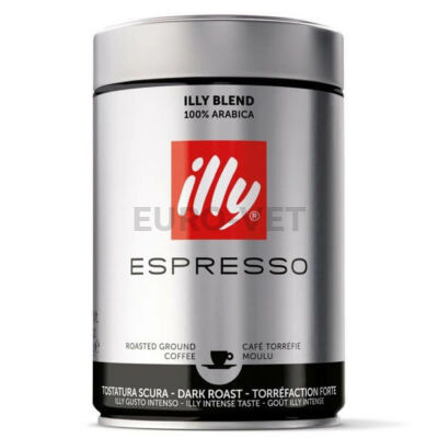 Illy Espresso darált Dark Roast kávé (sötét, fekete) 250 g
