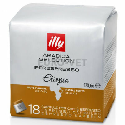 Illy IperEspresso MonoArabica Ethiopia kapszulás kávé (narancssárga) 18 adag