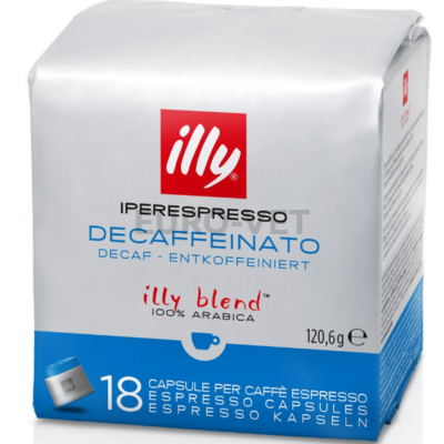 Illy IperEspresso Decaffeinated kapszulás kávé ( koffeinmentes, zöld) 18 adag