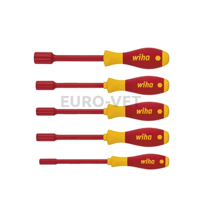 WIHA SoftFinish electric VDE nyeles dugókulcs készlet 5r. 5,5-13 322 K5/No.29466