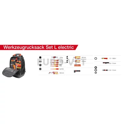 WIHA L villanyszerelő hátizsák 26r. 930030601/No.45153