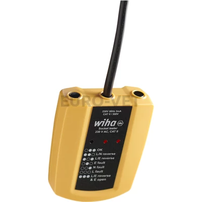 WIHA aljzat teszter 230V AC CAT II SB25561/No.45220