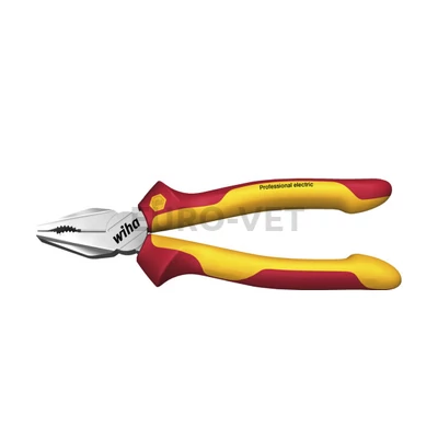 WIHA Professional electric VDE egyetemes fogó extra hosszú vágóéllel 180 Z01006/No.26708