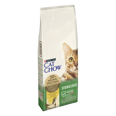 CAT CHOW Sterilised Csirkében gazdag száraz macskaeledel 1,5kg